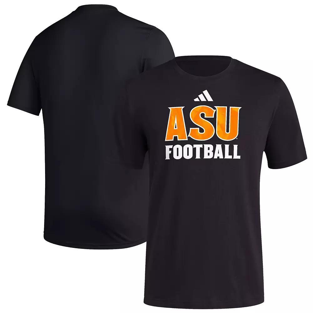 Men's adidas Black Arizona State Sun Devils Sideline Strategy Glow Pregame T-Shirt, Size: Medium Product Image