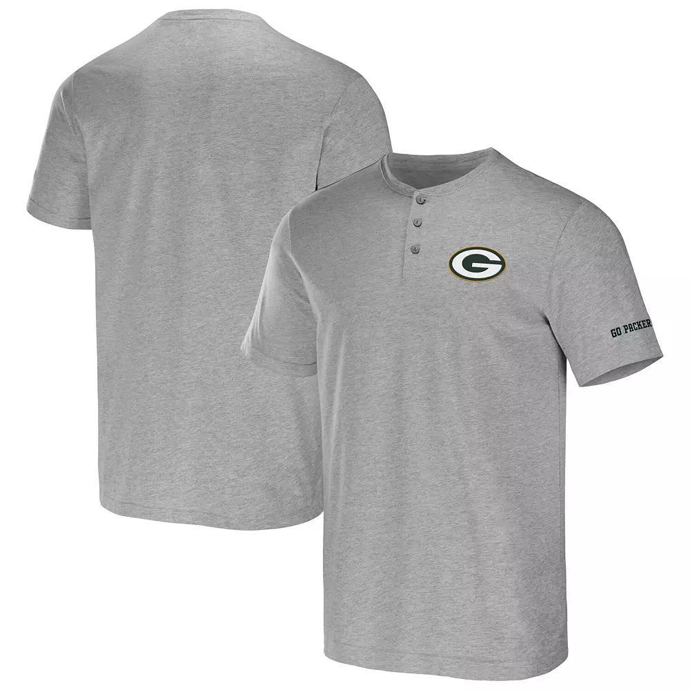 Men's NFL x Darius Rucker Collection by Fanatics Heather Gray Tennessee Titans Henley T-Shirt, Size: 2XL, Grey Product Image