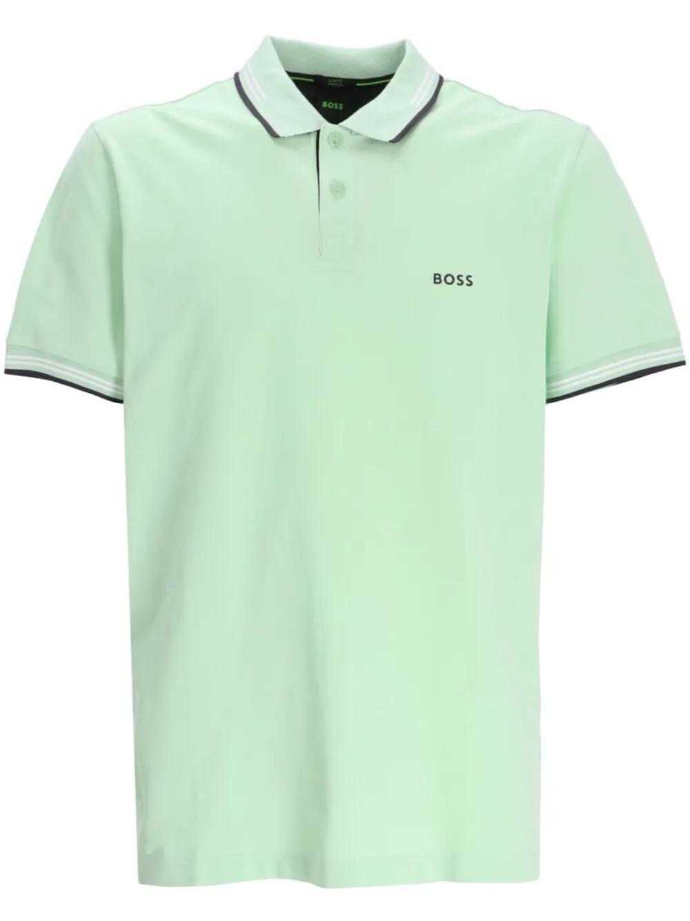 HUGO BOSS Paule 1 Poloshirt Mit Streifen In Multi Product Image