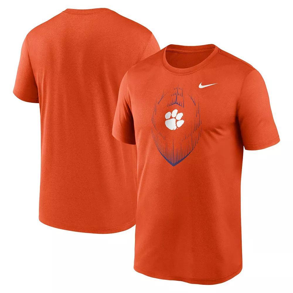 Men's Nike Orange Clemson Tigers Primetime Legend Icon Performance T-Shirt, Size: Medium Product Image