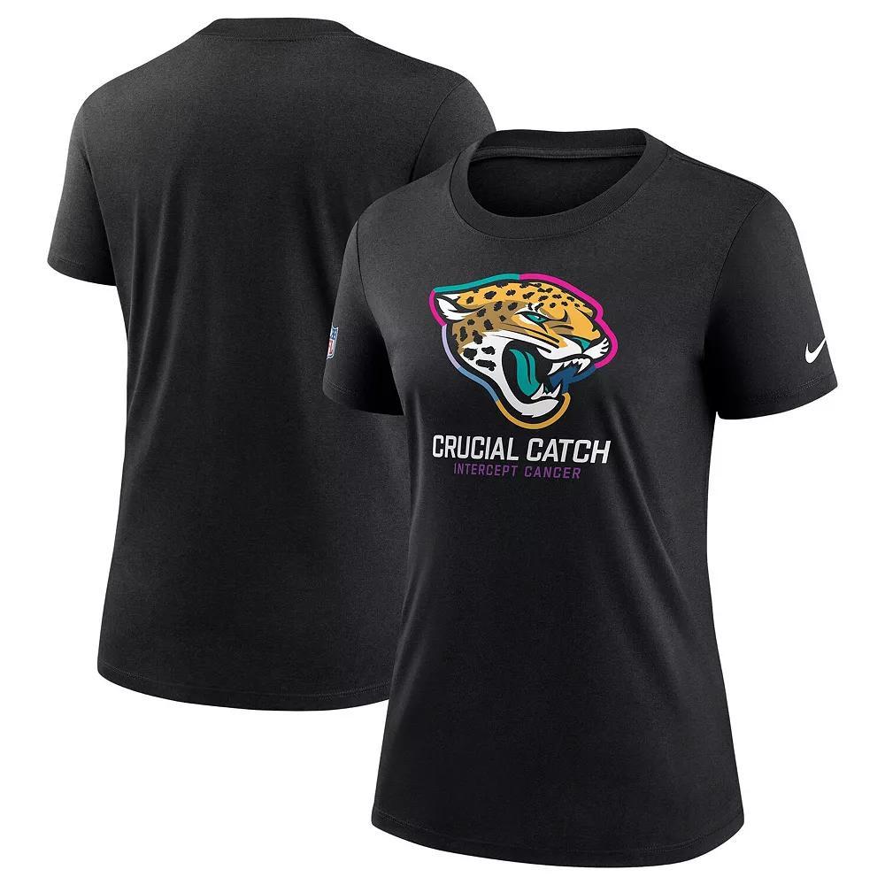 Women's Nike  Black Jacksonville Jaguars 2024 NFL Crucial Catch Tri-Blend T-Shirt, Size: Medium Product Image
