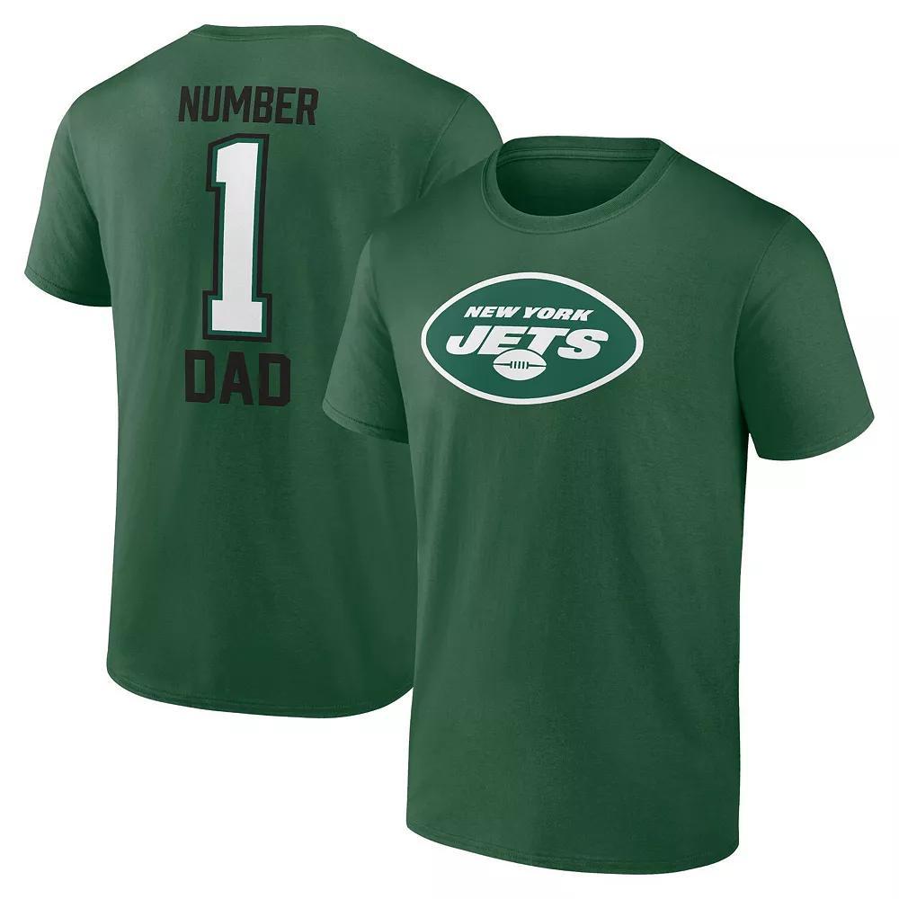 Men's Fanatics Branded Red Tampa Bay Buccaneers #1 Dad T-Shirt, Size: 5XB Product Image