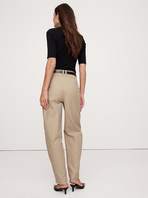 High-Rise Barrel Utility Chino Product Image