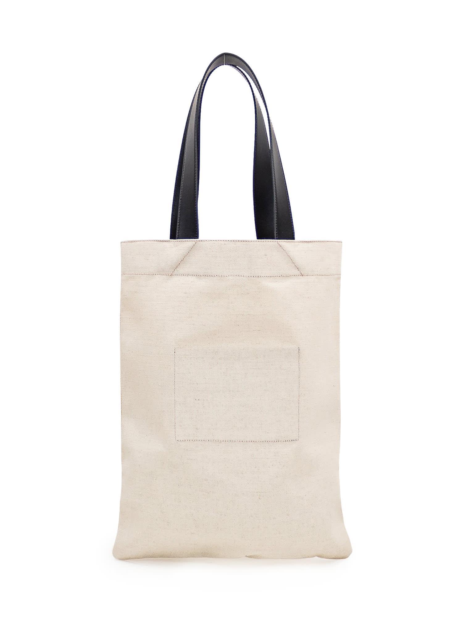 JIL SANDER Big Tote Bag In Nude & Neutrals Product Image