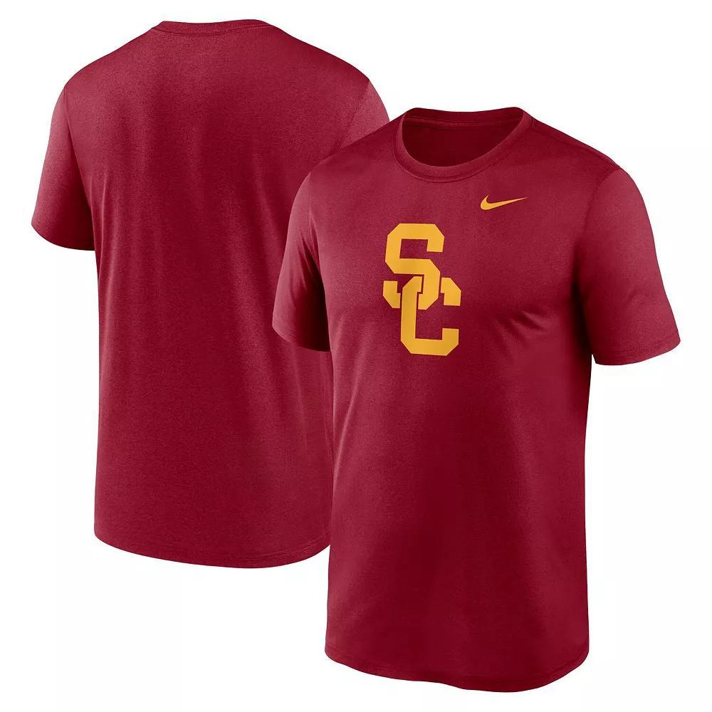 Men's Nike Cardinal USC Trojans Primetime Legend Logo T-Shirt, Size: Large, Red Product Image