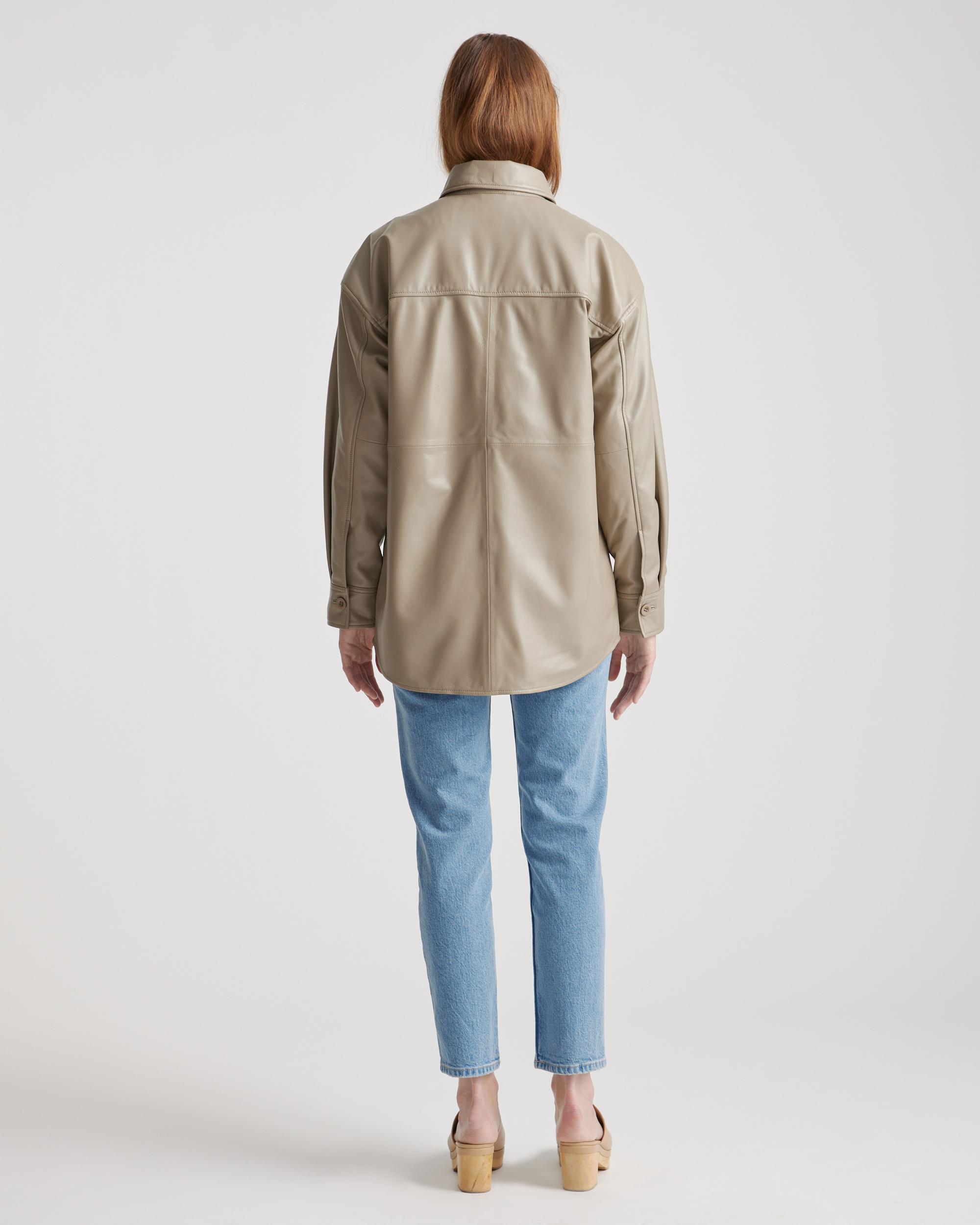 Quince | Women's Shirt Jacket Leather Product Image