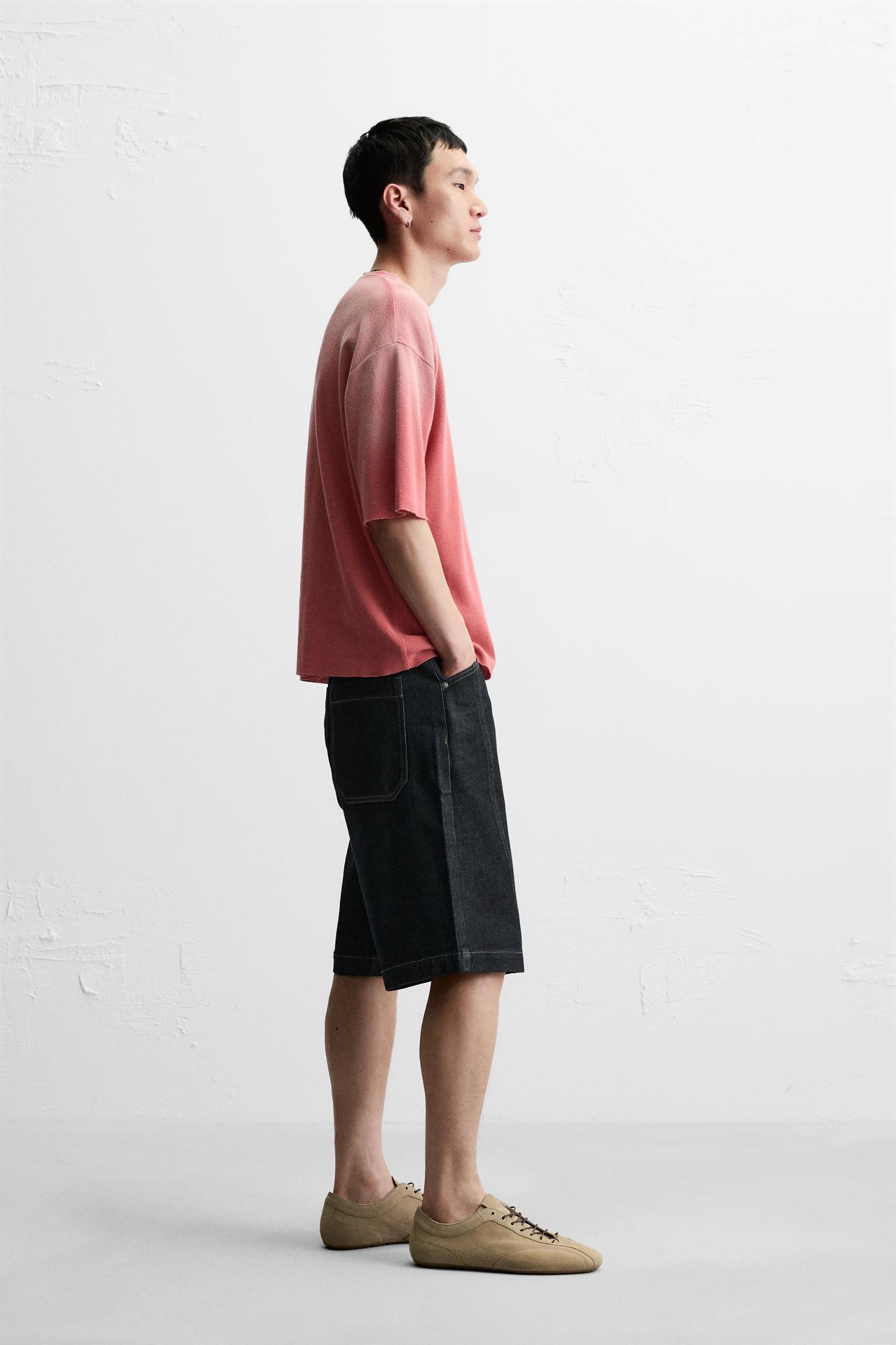 BAGGY FIT DENIM SHORTS Product Image