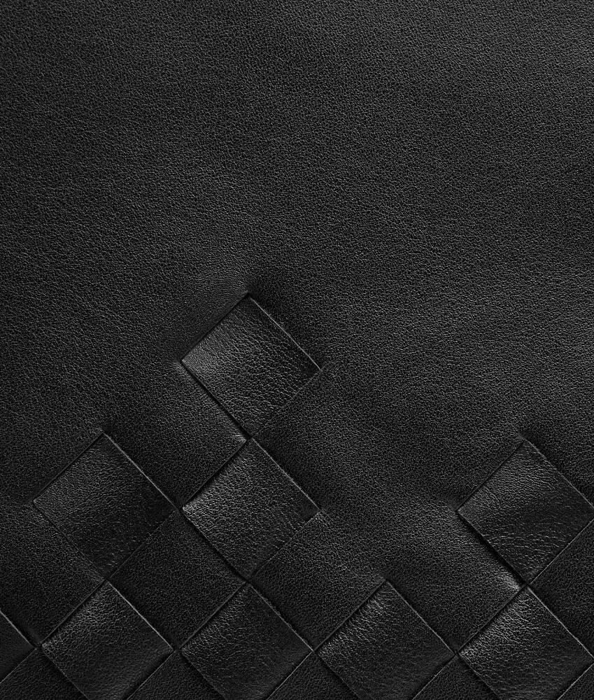 Men's Small Intrecciato Zipped Tote in Black Product Image