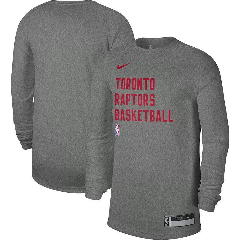 Unisex Nike Heather Gray Memphis Grizzlies 2023/24 Legend On-Court Practice Long Sleeve T-Shirt, Men's, Size: 2XL, Grz Grey Product Image