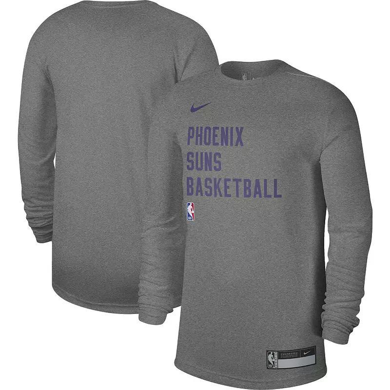 Unisex Nike Heather Gray Memphis Grizzlies 2023/24 Legend On-Court Practice Long Sleeve T-Shirt, Men's, Size: 2XL, Grz Grey Product Image