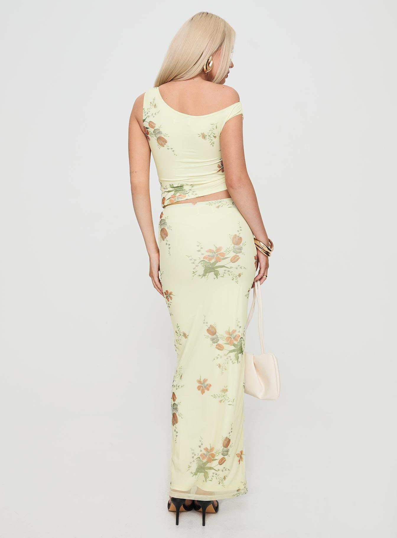 Rios Maxi Skirt Cream Product Image