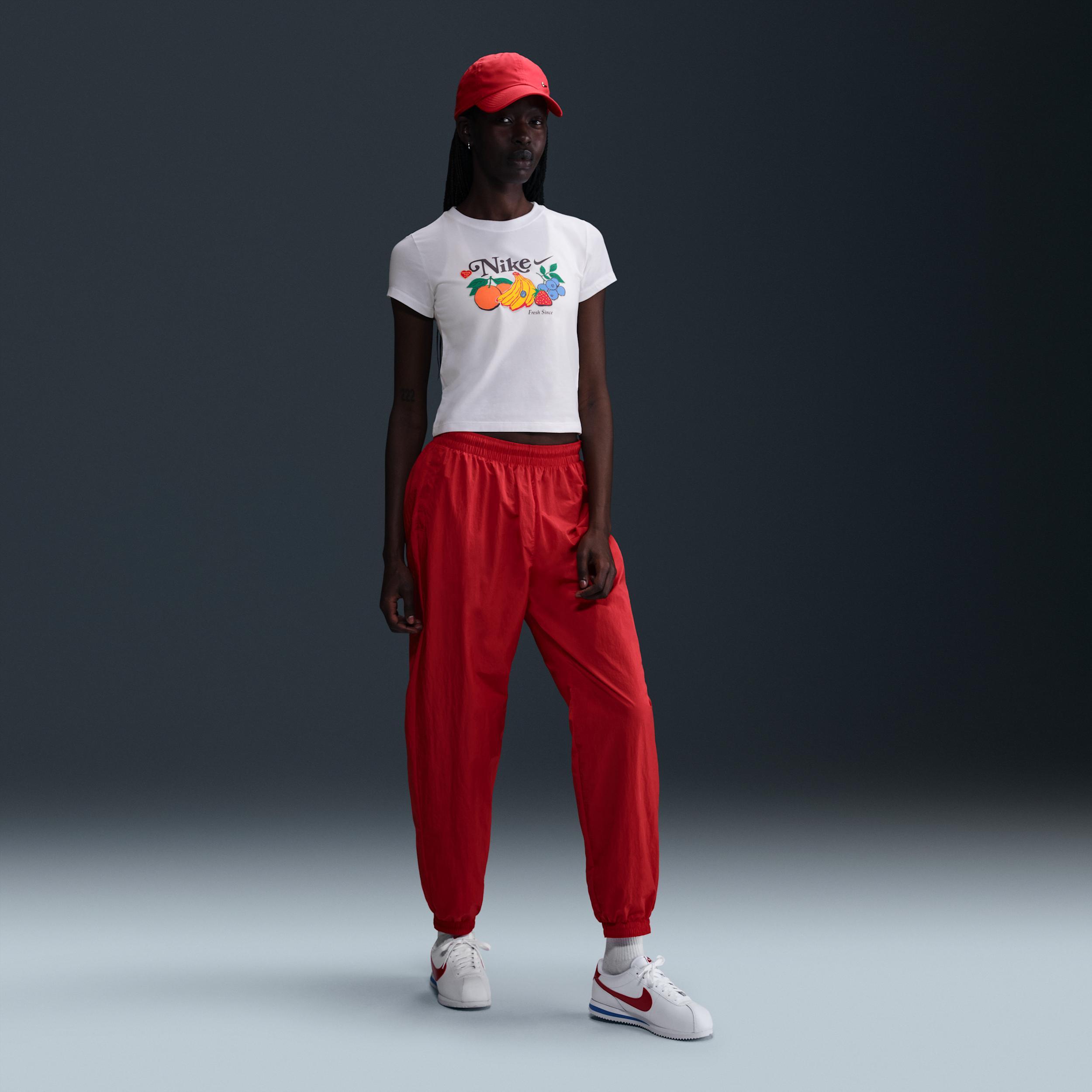 Nike Sportswear Chill Knit Women's Slim Cropped T-Shirt Product Image