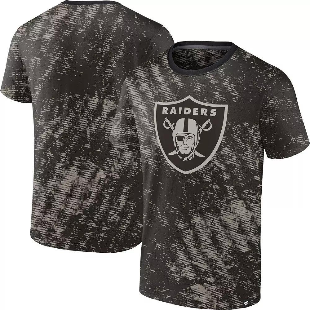 Men's Fanatics Branded Black New Orleans Saints Shadow T-Shirt, Size: Large Product Image