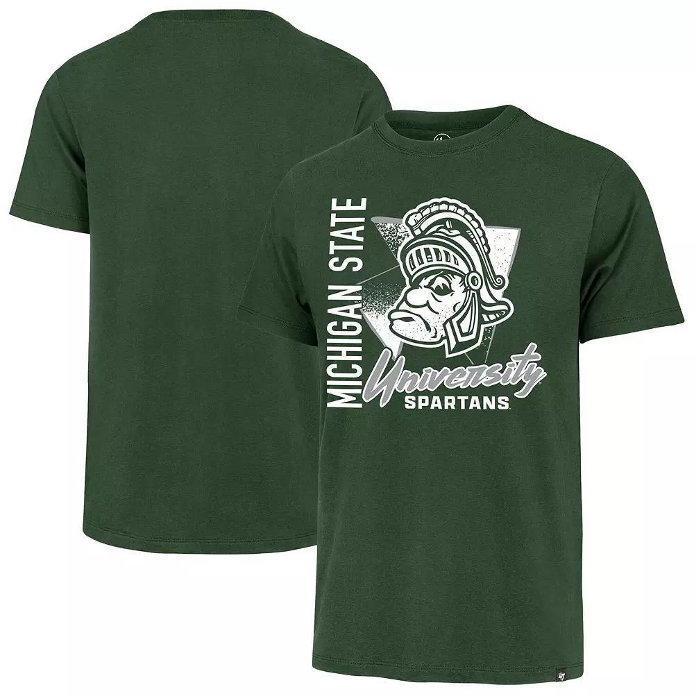 Men's '47 Green Michigan State Spartans Side Arm Franklin T-Shirt, Size: Large Product Image