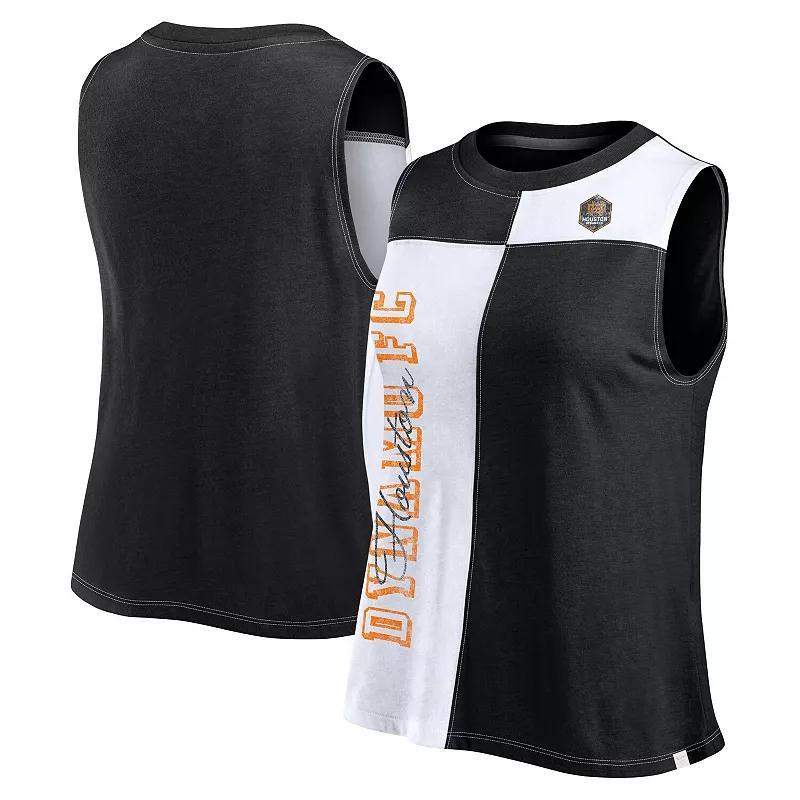 Women's Fanatics Black LAFC Script Colorblock Tank Top, Size: 3XL, Lfc Black Product Image