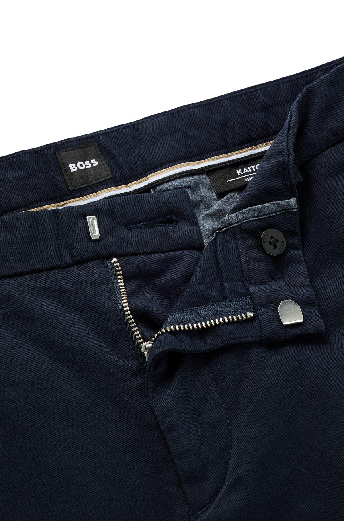 Slim-fit chinos in stretch-cotton gabardine Product Image