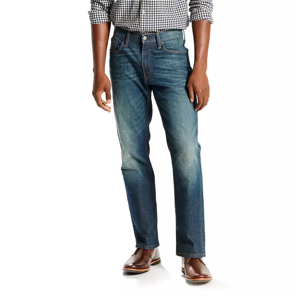Levi's® Men's 541™ Fit Taper Jeans - Black Denim 42x32: Heavyweight, Mid Rise, Stretch Denim Product Image