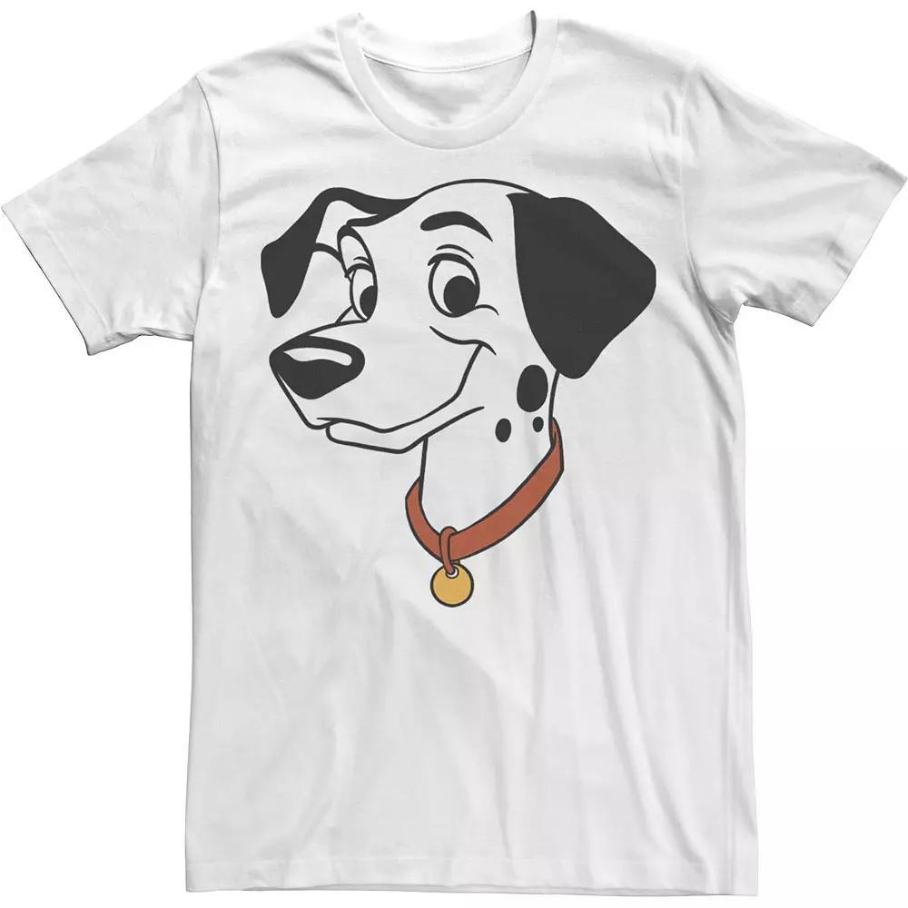 Disney's 101 Dalmatians Pongo Big Face Men's Tee, Size: 3XL, White Product Image
