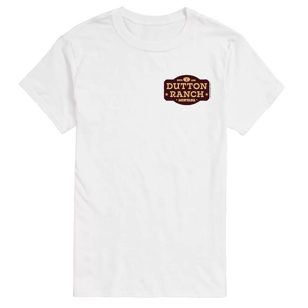 Big & Tall Yellowstone Dutton Ranch Tee, Mens Product Image