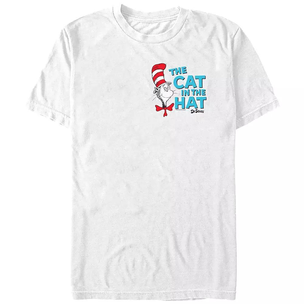 Men's Dr. Seuss The Cat In The Hat Graphic Tee, Size: Large, White Product Image