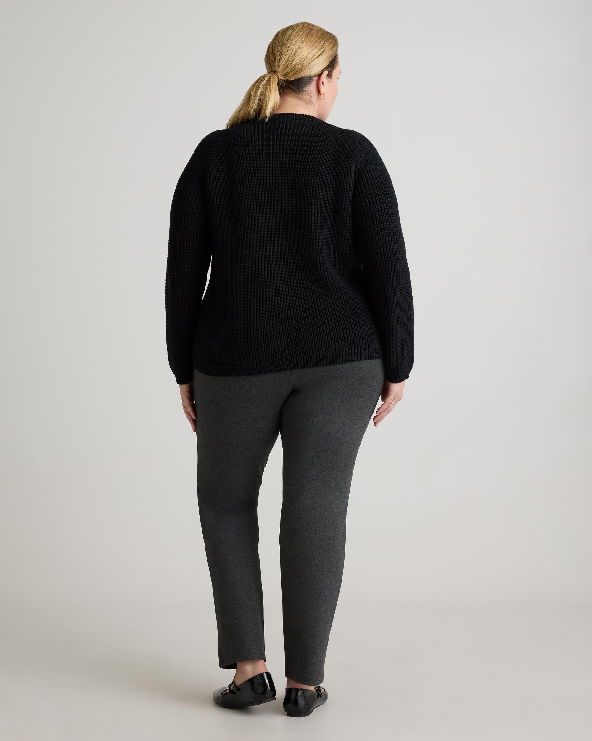 Quince | Women's Fisherman Crew Sweater Organic Cotton Product Image