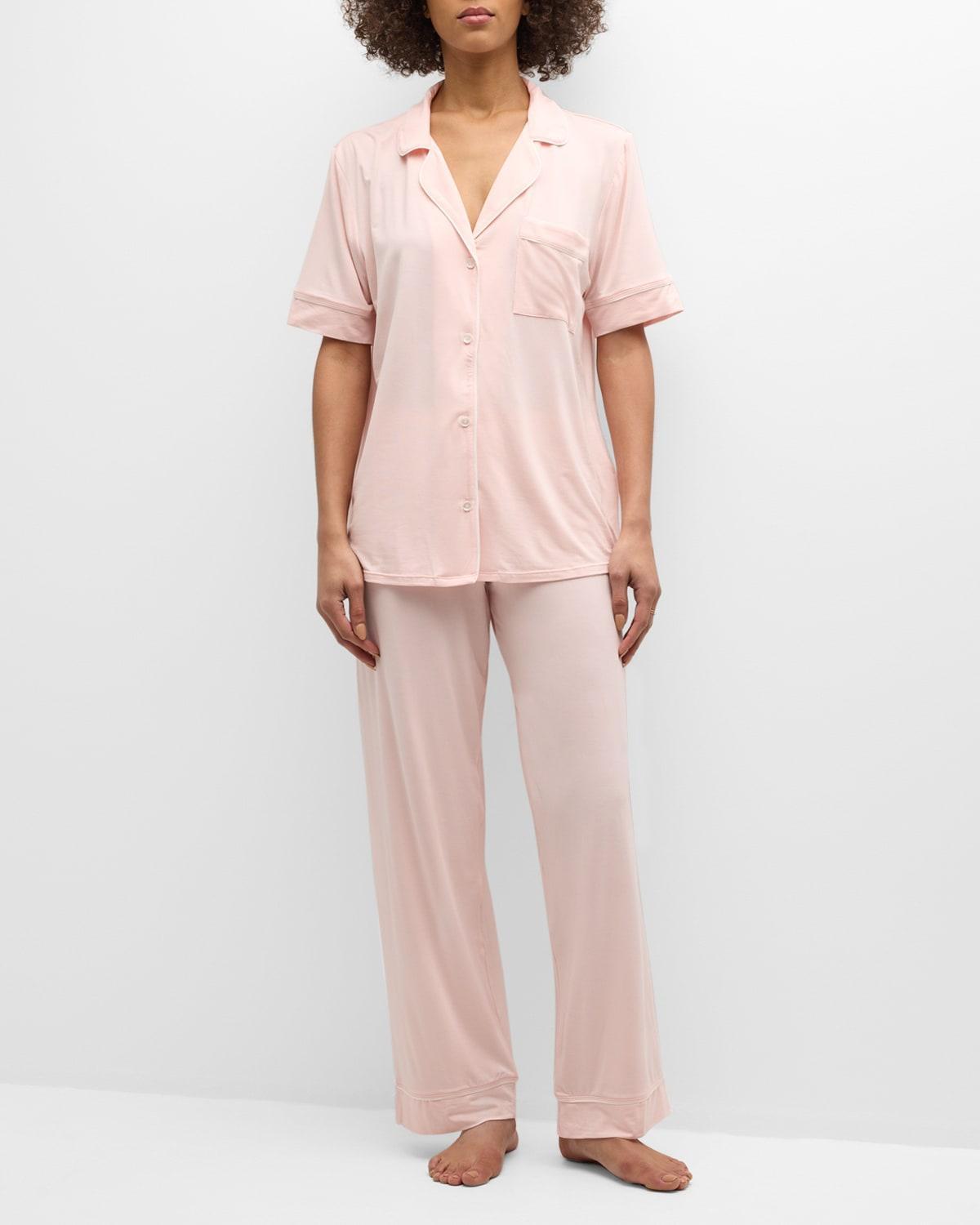 Eberjey Gisele Short Sleeve Long Pant Pajama Set Product Image