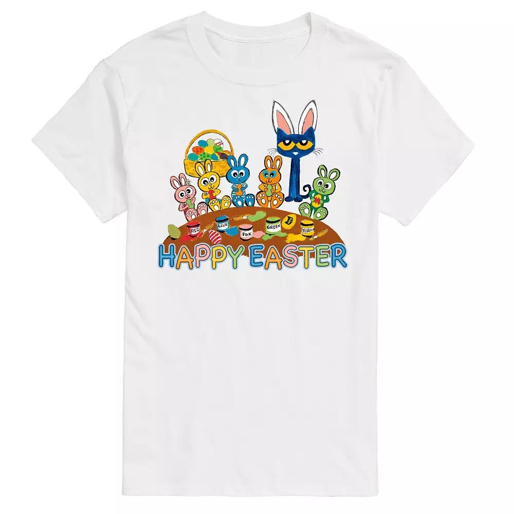 Big & Tall Pete The Cat Happy Easter Tee, Mens Product Image
