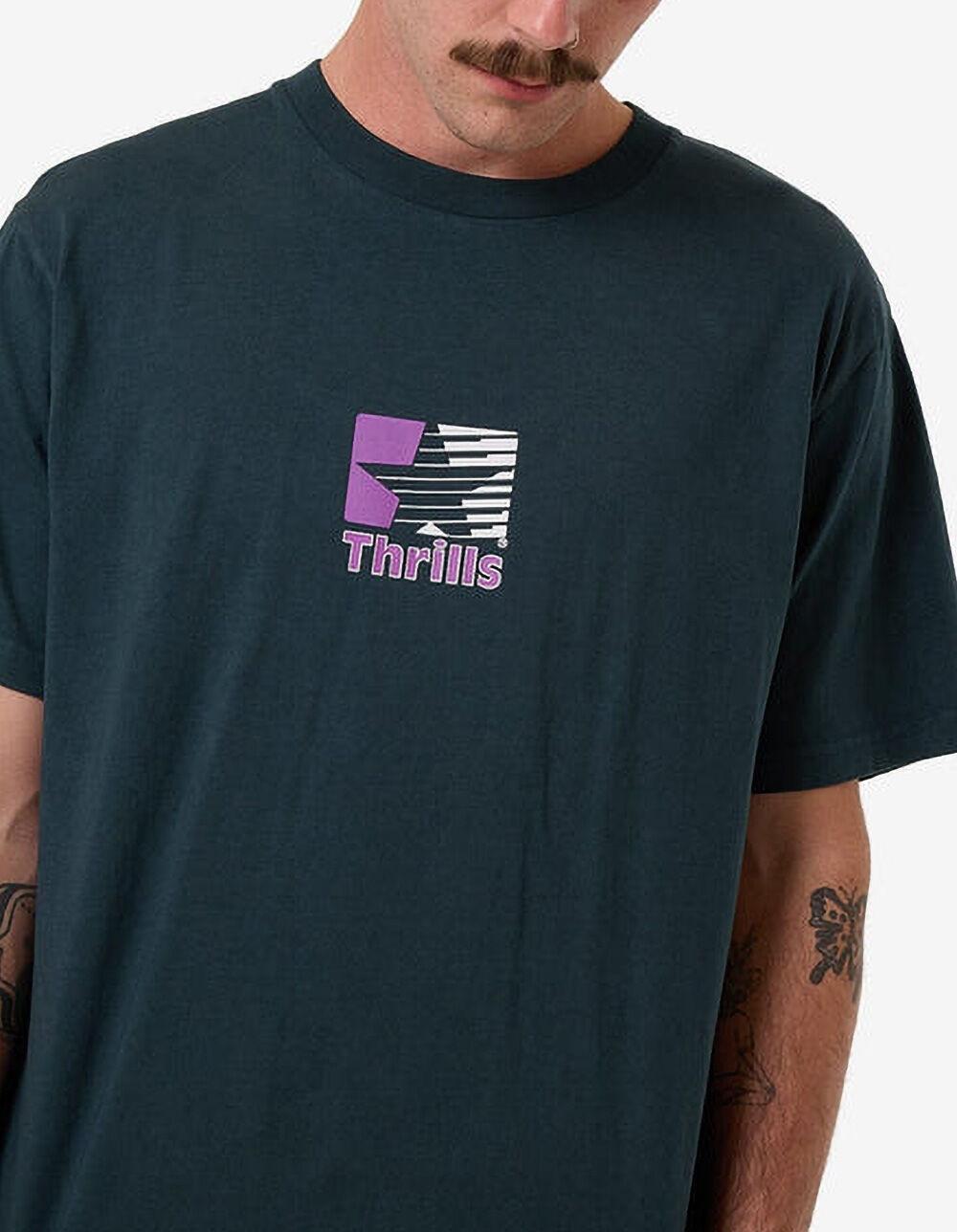 THRILLS Hazed Mens Tee - DARK BLUE Product Image