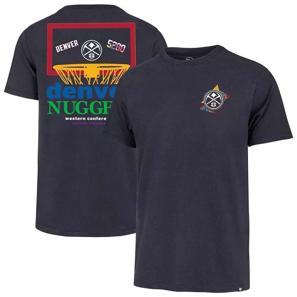 Men's '47  Blue Denver Nuggets City Edition Backboard T-Shirt, Size: Small, Nug Blue Product Image
