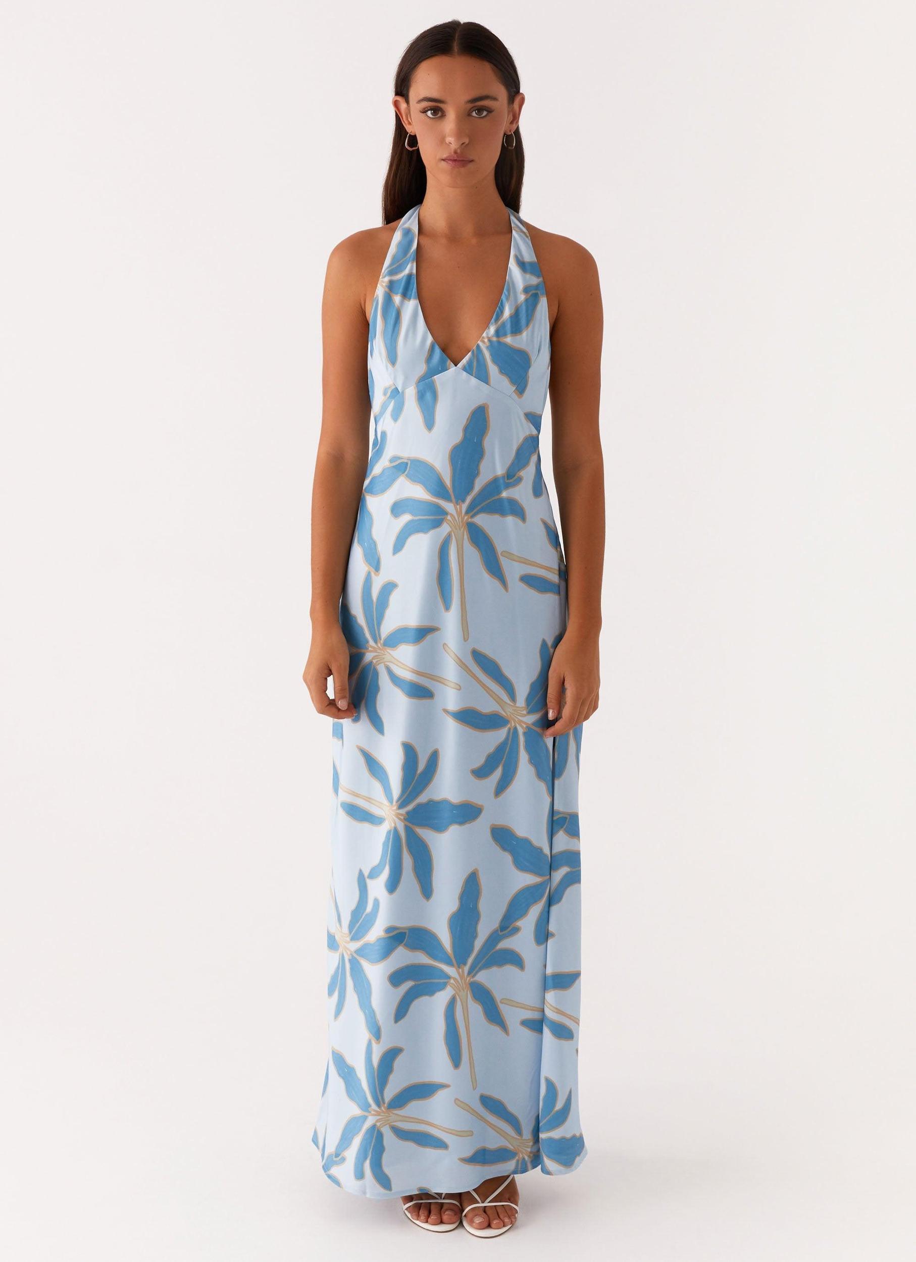 Angie Maxi Dress - Opulent Blue Product Image