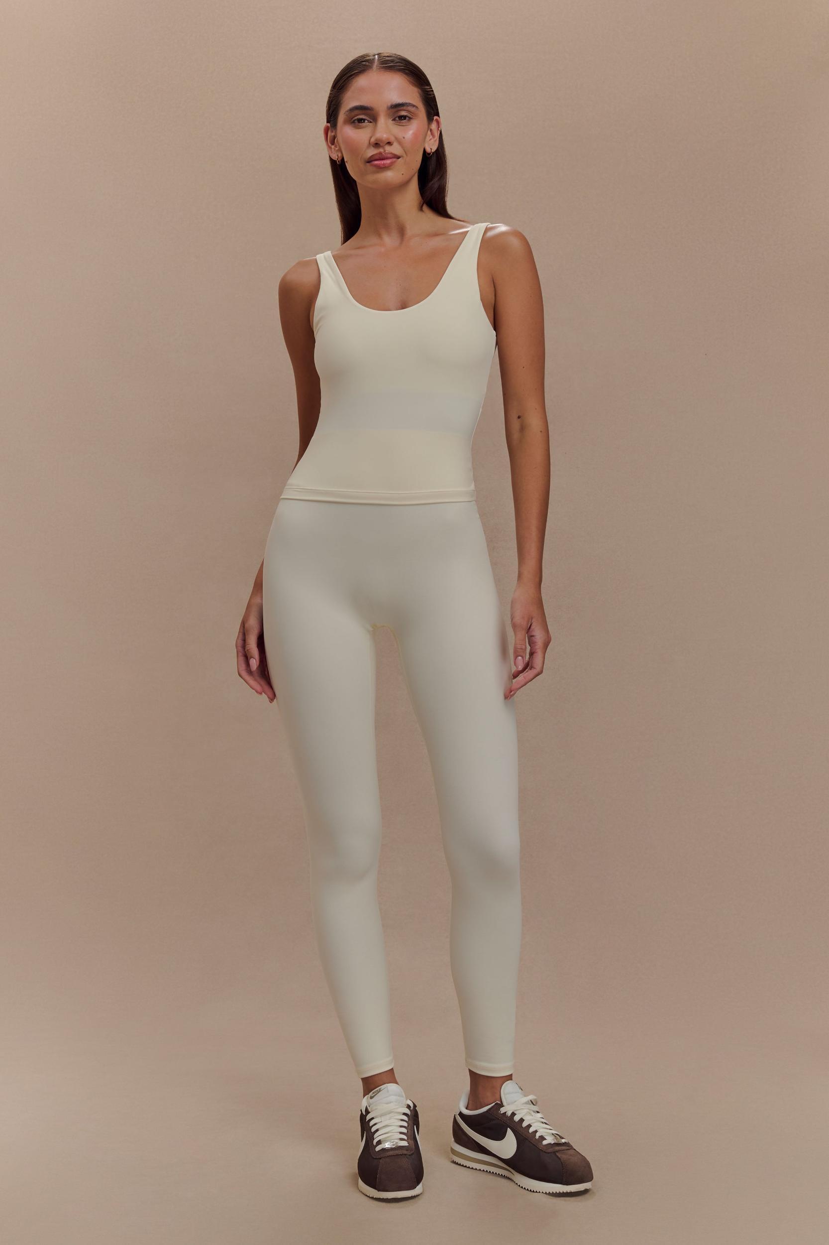 Callie Active Leggings - Ivory Product Image