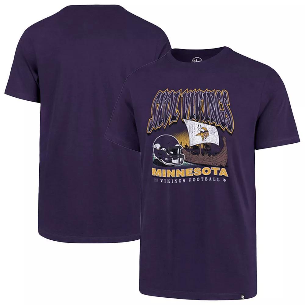 Men's '47 Purple Minnesota Vikings Regional Super Rival T-Shirt, Size: Large Product Image
