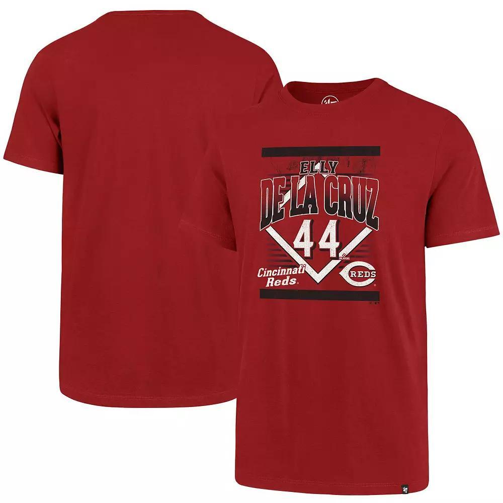 Men's '47 Elly De La Cruz Red Cincinnati Reds Graphic T-Shirt, Size: Large, Red Red Product Image