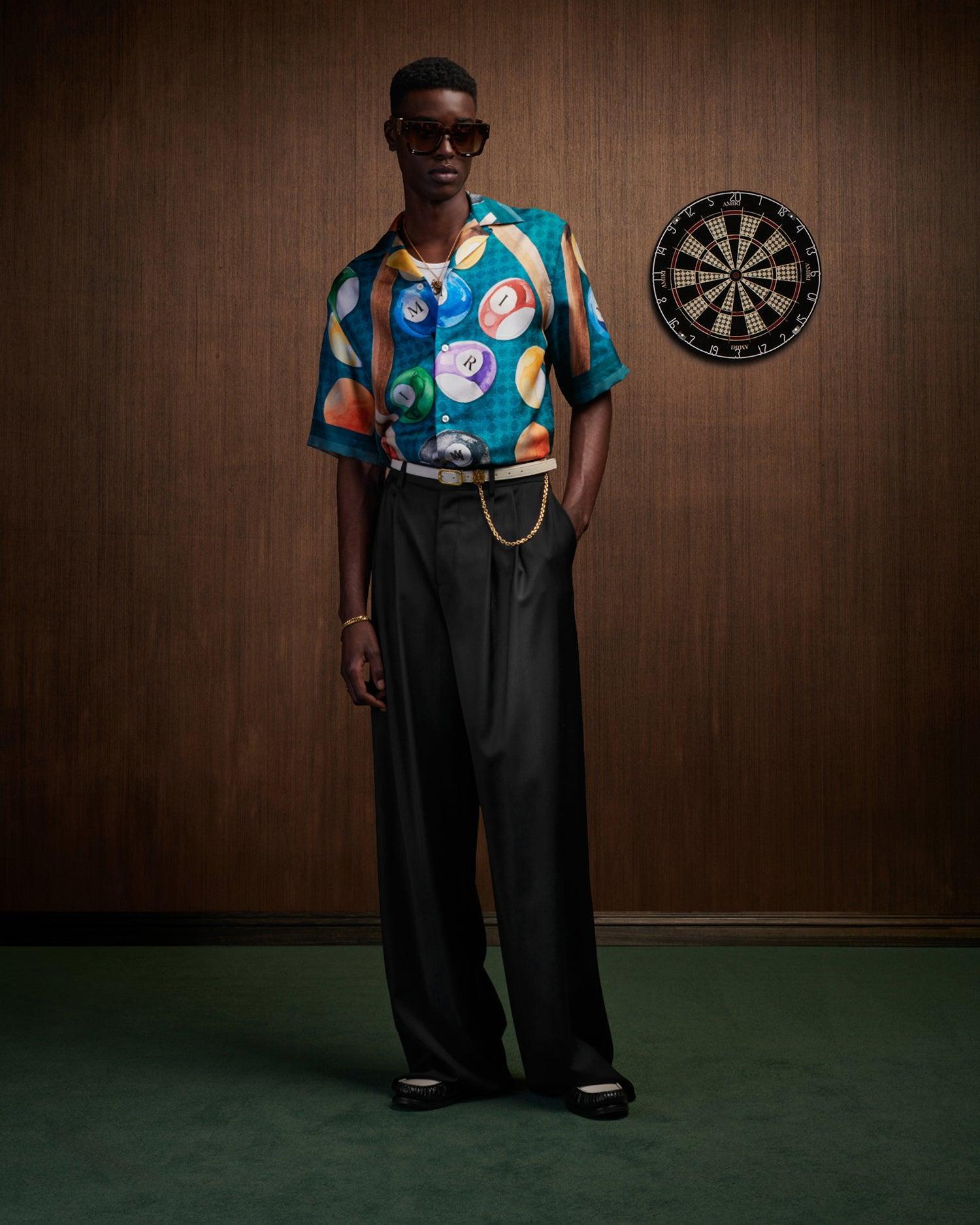 BILLIARDS BOWLING SHIRT - Evergreen Male Product Image