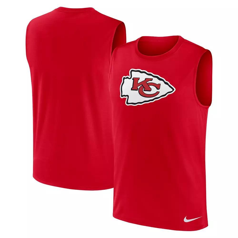 Men's Nike Red Kansas City Chiefs Blitz Legend Muscle Perform Tank Top, Size: Large Product Image