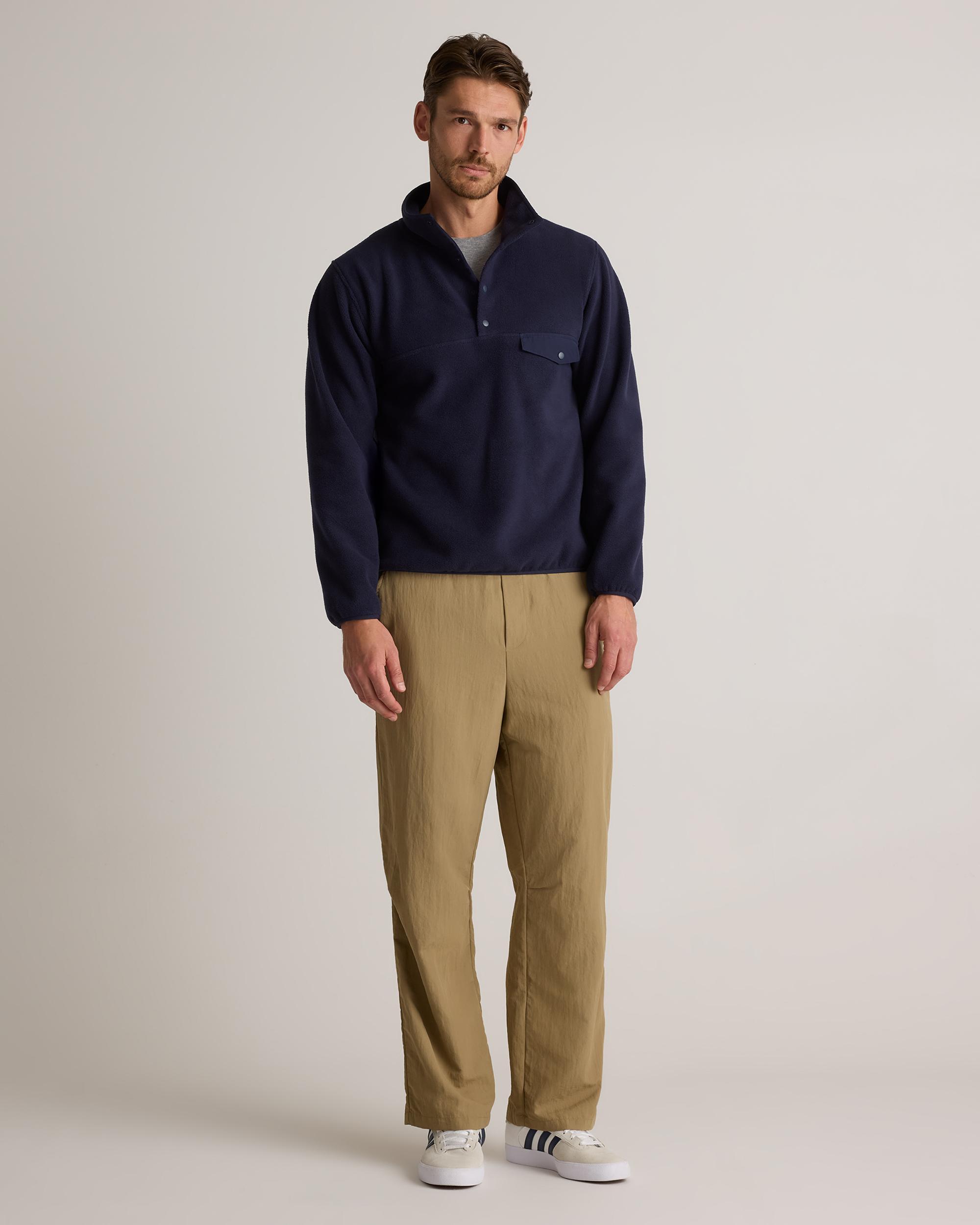 Quince | Men's Polar Fleece Snap Pullover Recycled Polyester Product Image
