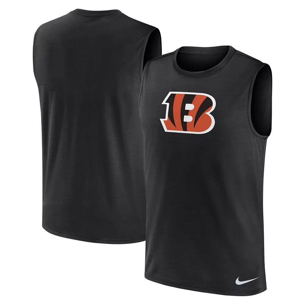 Men's Nike Black Cincinnati Bengals Blitz Legend Muscle Perform Tank Top, Size: Medium Product Image
