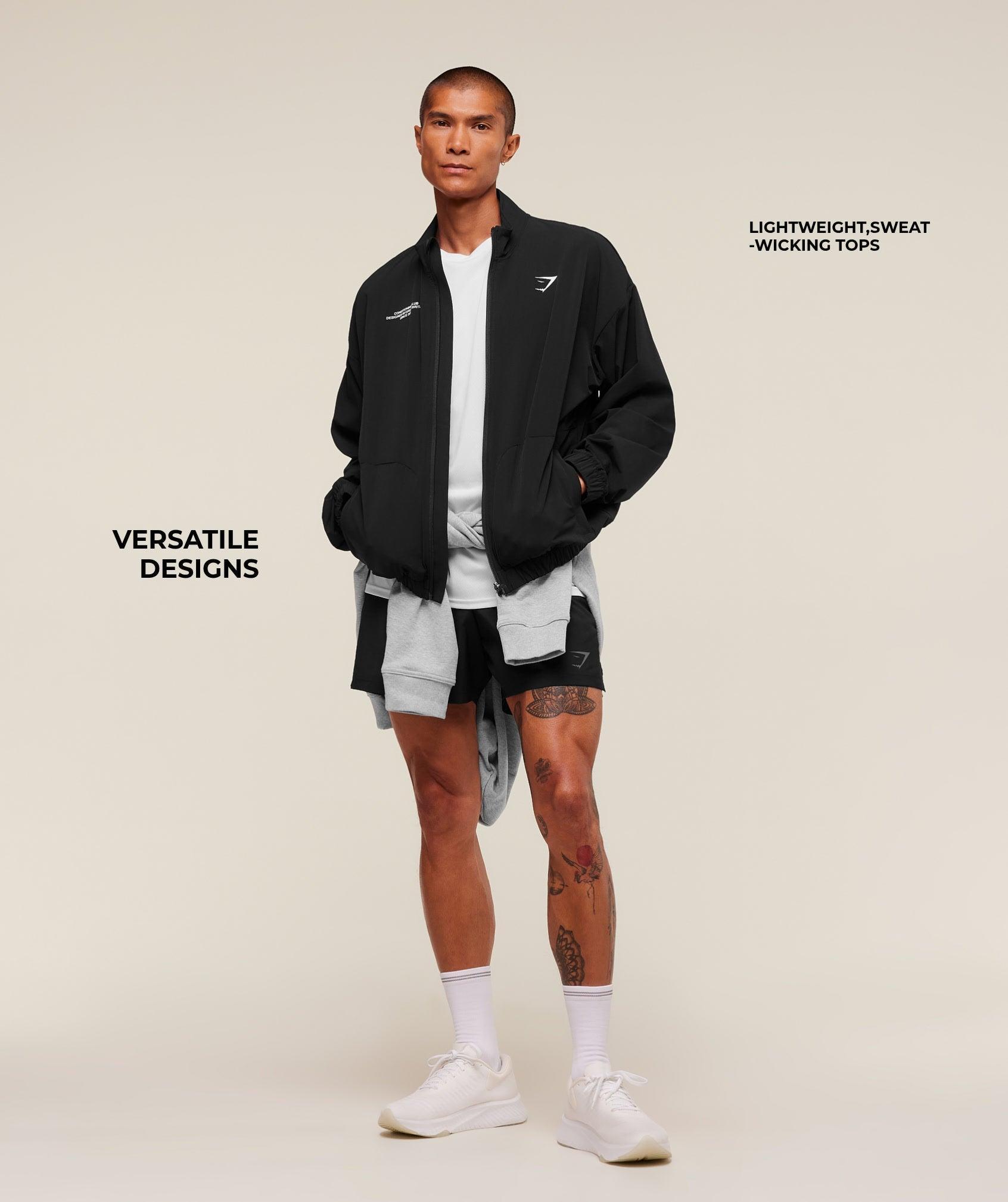 Gymshark Conditioning Club Track Jacket - Black Male Product Image