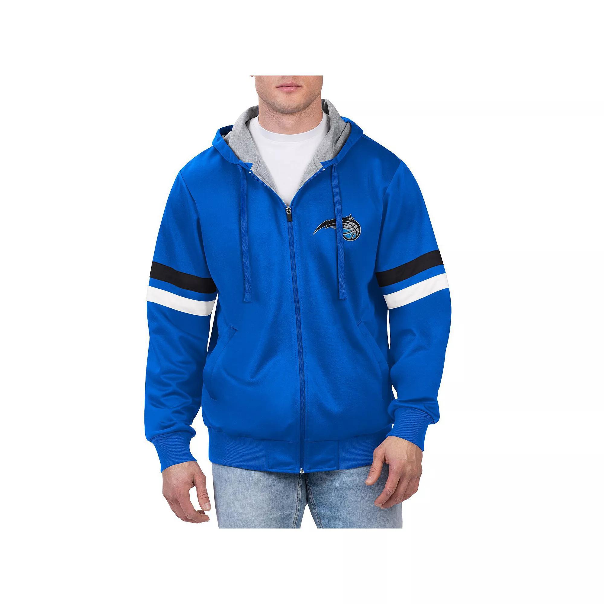 Men's G-III Sports by Carl Banks Blue Orlando Magic Contender Full-Zip Hoodie Jacket, Size: Medium, Mag Blue Product Image