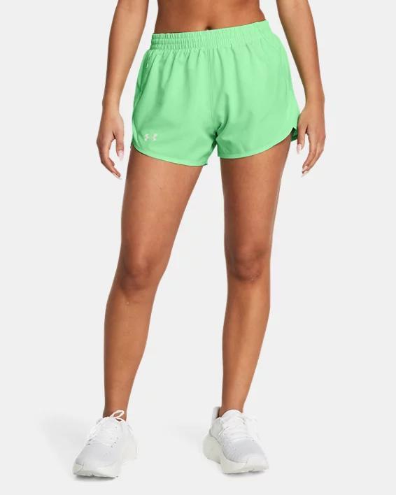 Women's Under Armour Fly-By Shorts, Size: Small, Red Product Image