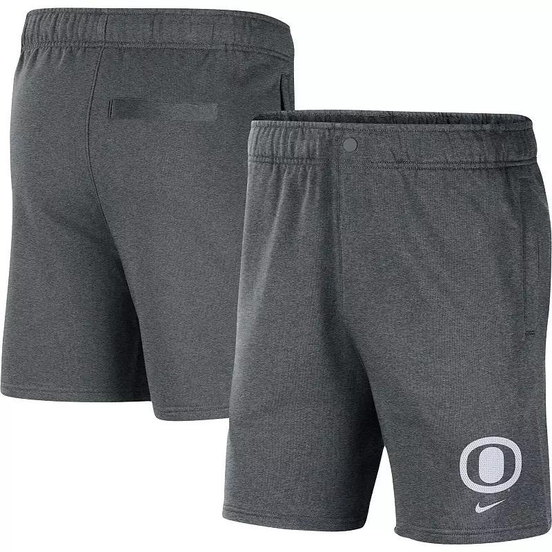 Men's Nike Gray Oregon Ducks Fleece Shorts, Size: XL, Grey Product Image