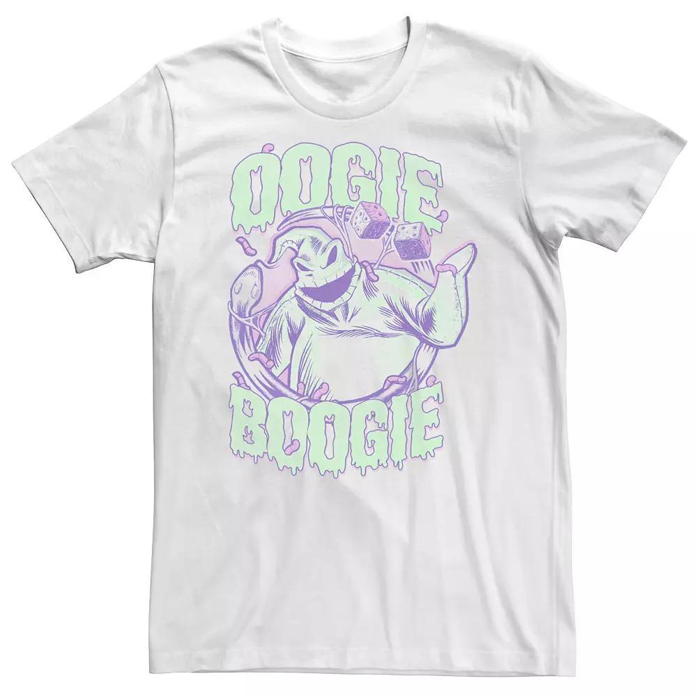 Big & Tall Disney The Nightmare Before Christmas Oogie Boogie Portrait Tee, Men's, Size: 5XL, White Product Image