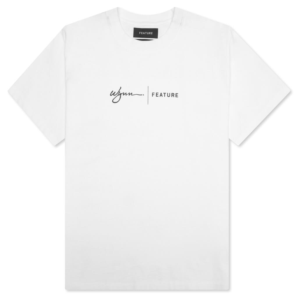 Feature x Wynn Logo Lock Up Tee - Black Male Product Image