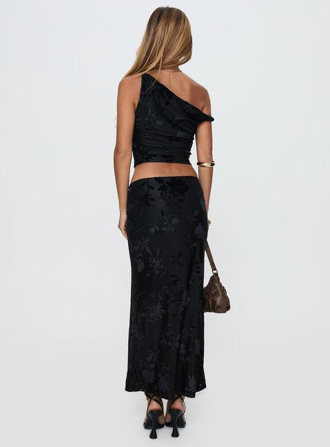 Look At You Go Asymmetrical Set Black Product Image