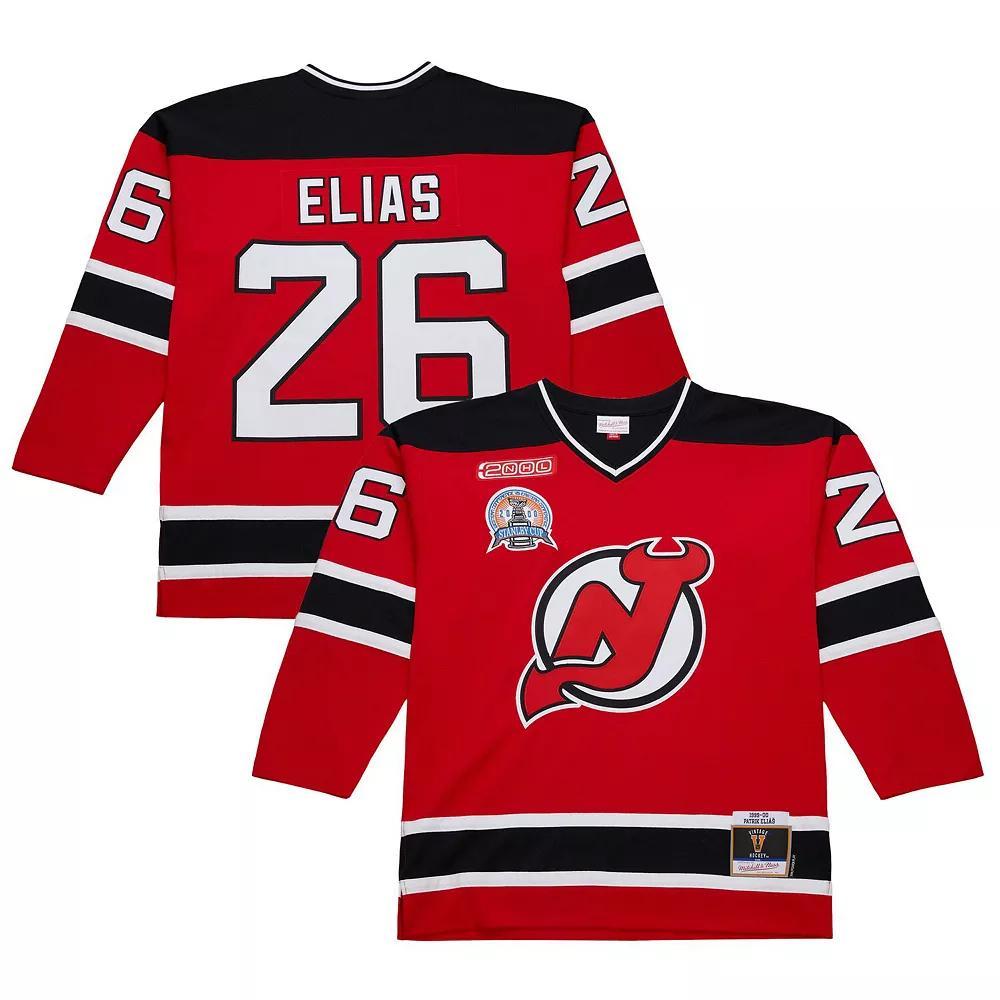 Men's Patrik Elias Red New Jersey Devils 1999-00 Power Play Jersey, Size: 3XL, Nhl Red Product Image
