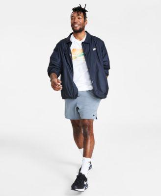 Nike Mens Club Coaches Jacket - Black/White Product Image