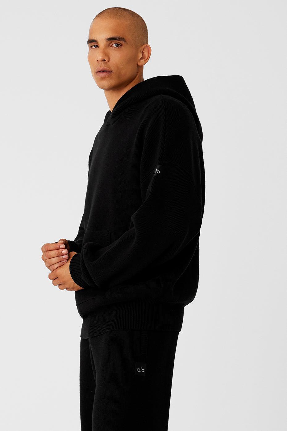Scholar Hooded Sweater - Black Product Image