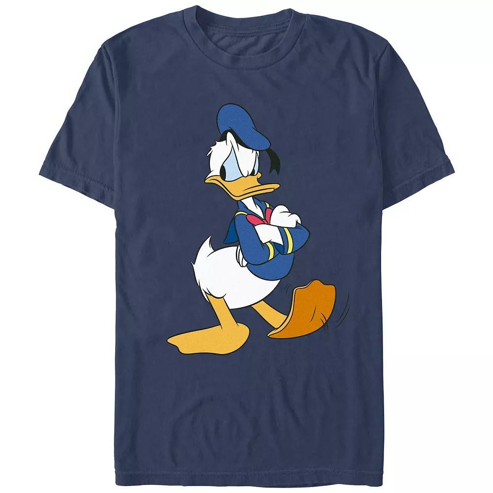Men's Comfort Colors® Disney's Donald Duck Angry Tapping Foot Graphic Tee, Size: XL, Blue Product Image