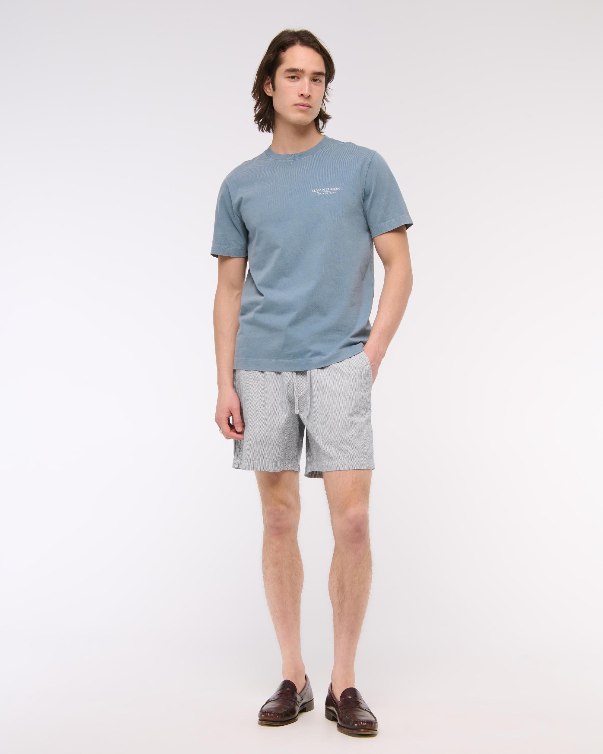 Cotton Texture Pull-On Short Product Image