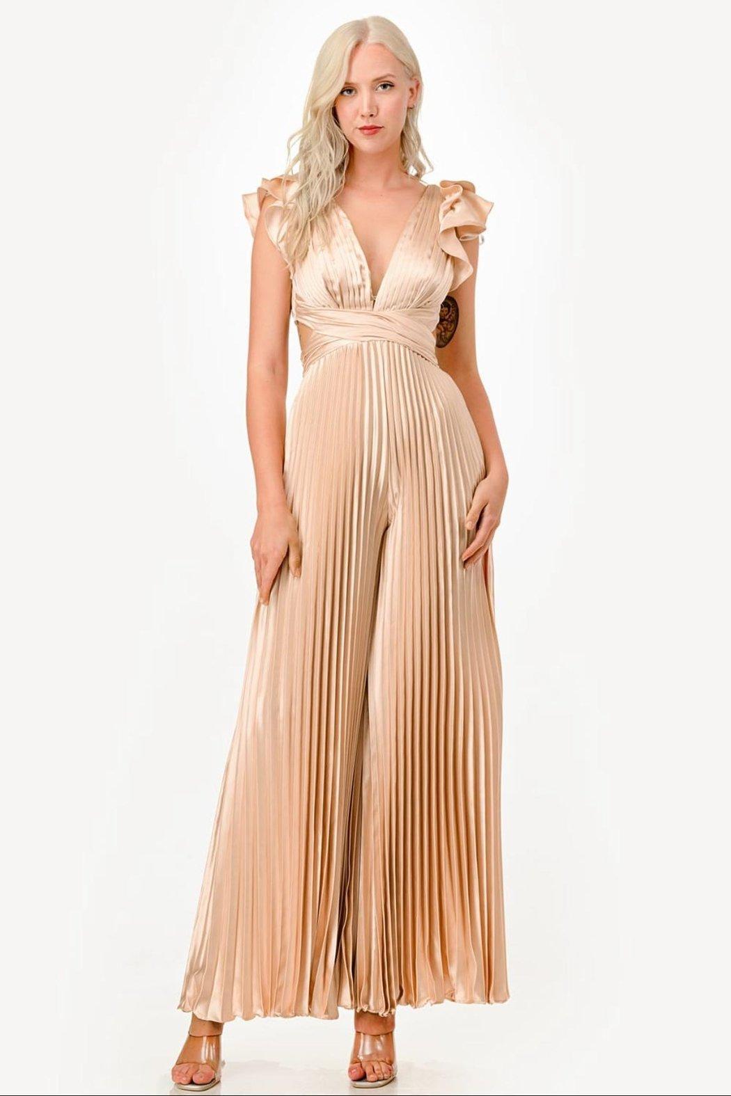 Pleated Jumpsuit Product Image